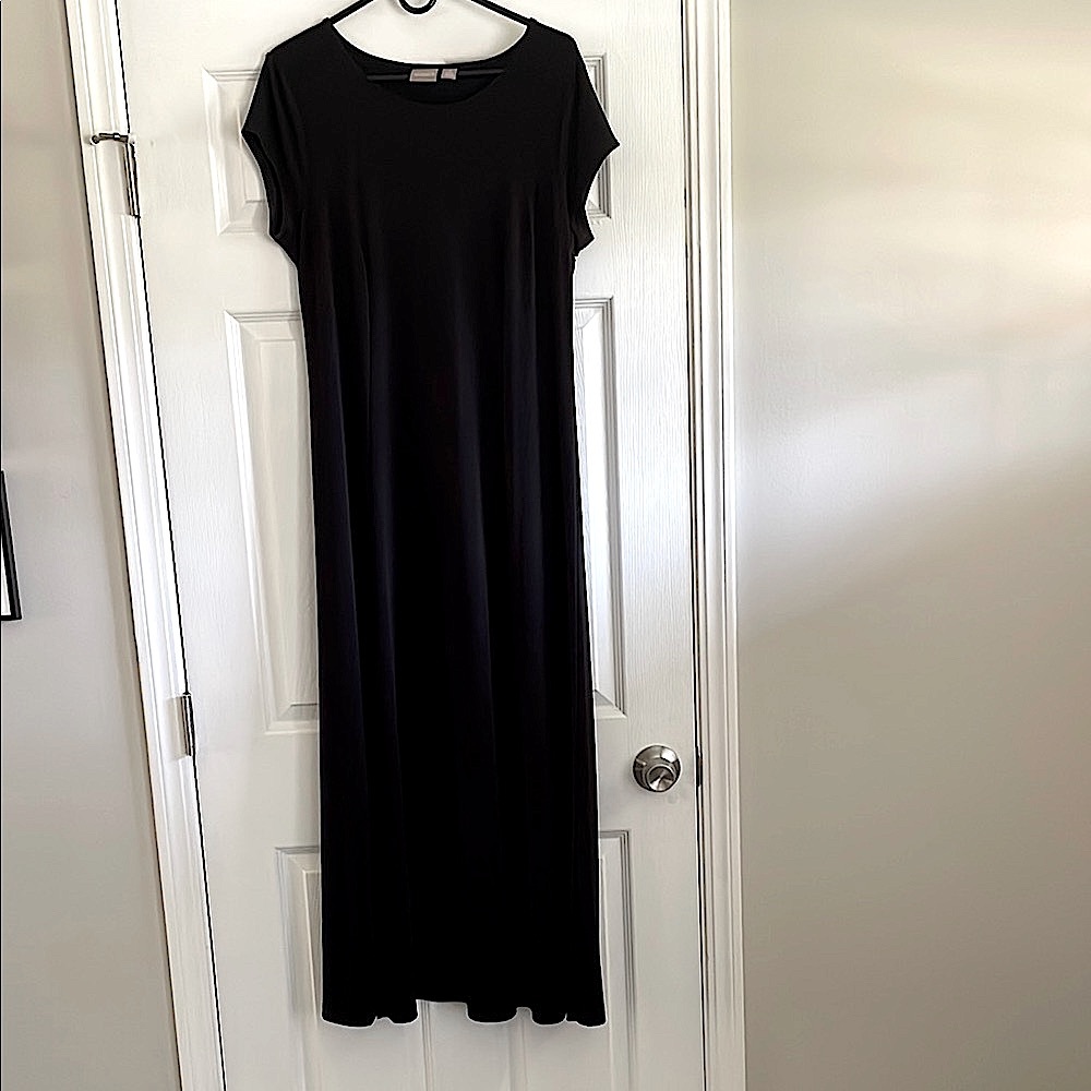 Chico's Black Maxi A-Line Skirt for Cocktail Events